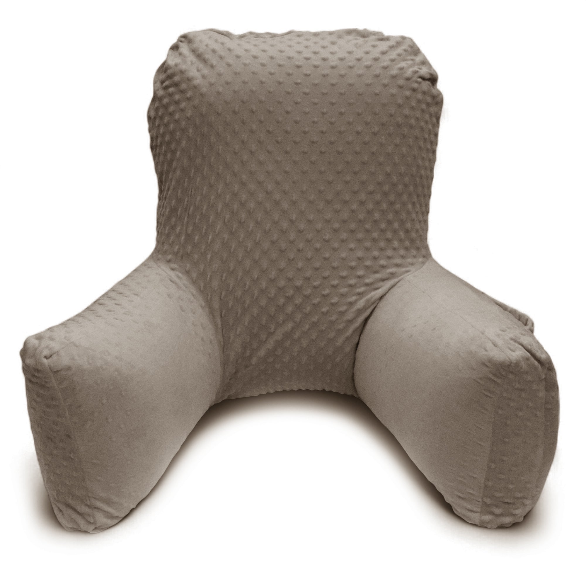 Backrest Pillow | Back Support Cushion | High Armrest - Beige Embossed