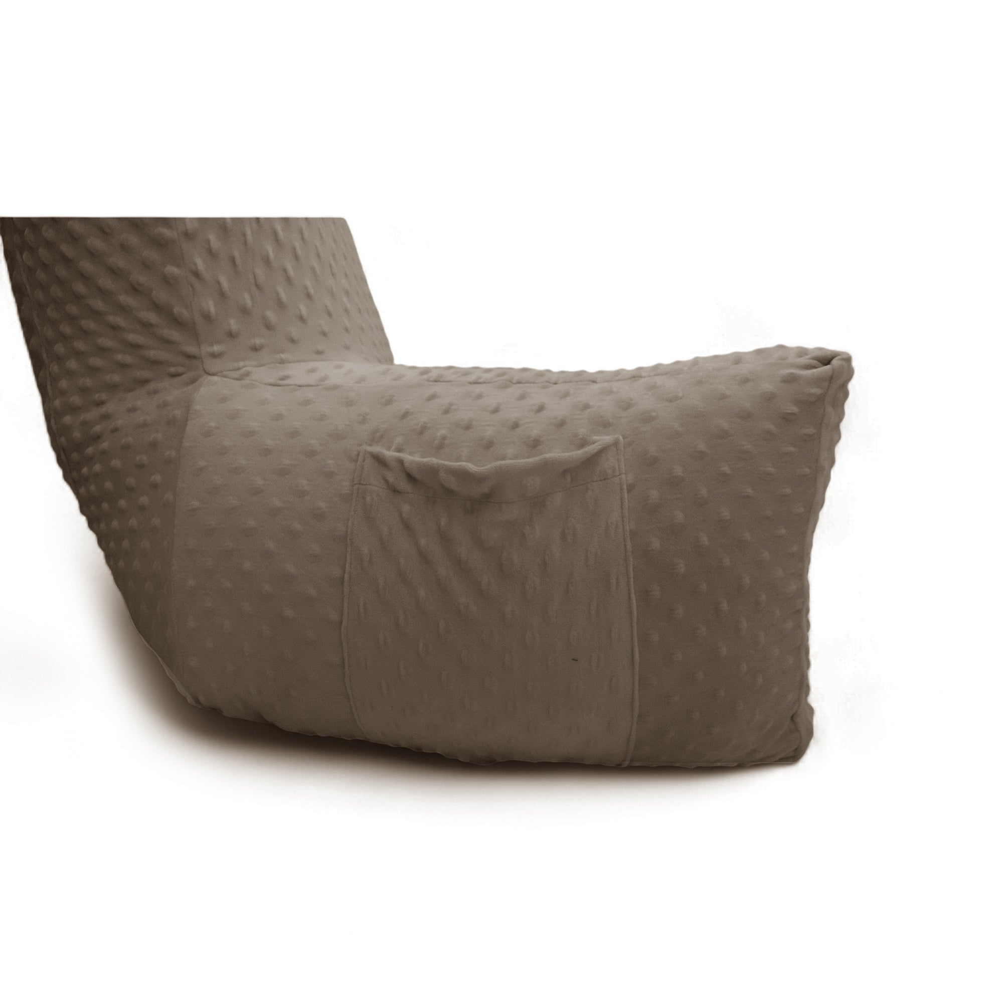 Backrest Pillow | Back Support Cushion | High Armrest - Beige Embossed