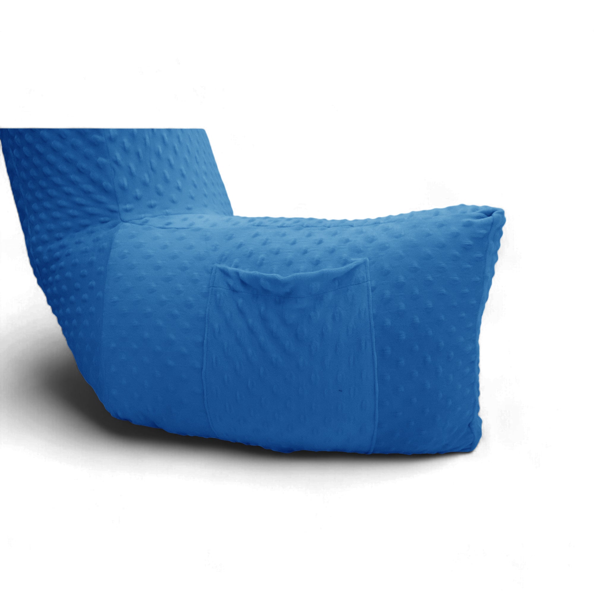 Backrest Pillow | Back Support Cushion | High Armrest - Dod Blue Embossed