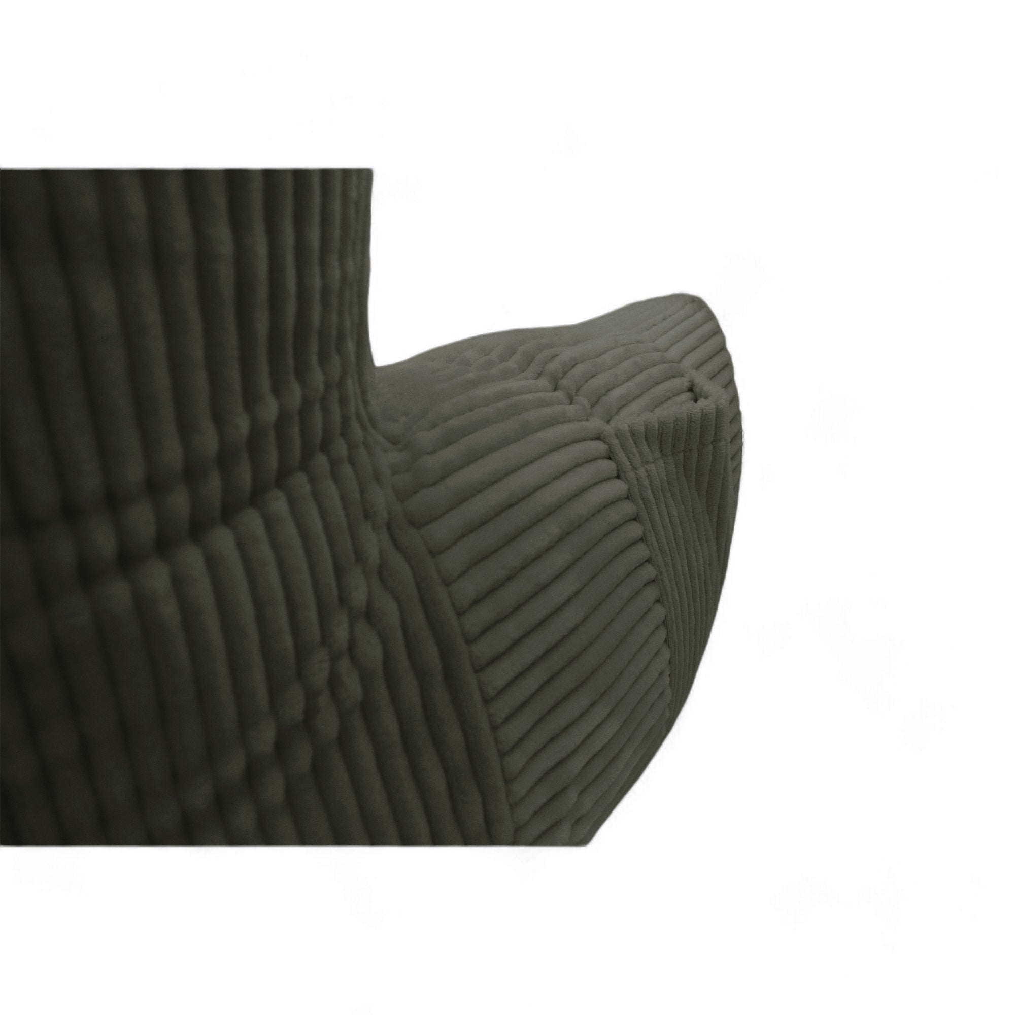 Backrest Pillow | Back Support Cushion | High Armrest - Bottle Green Stripes