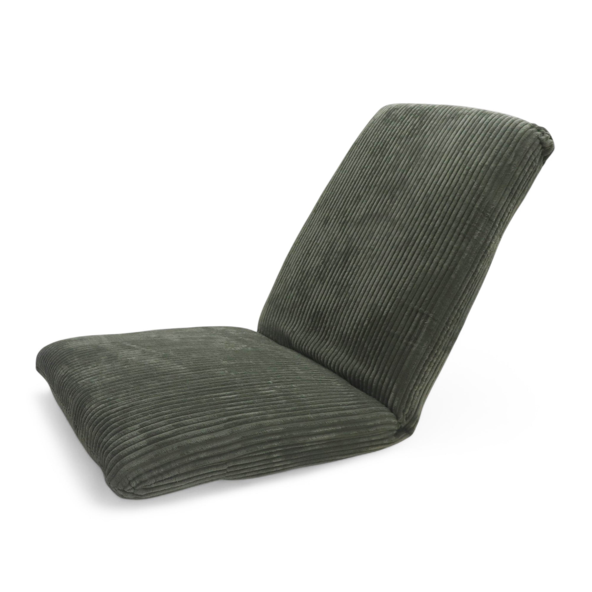 Coozly AutoFlex Ergonomic Adjustable Seat Striped Olive Green