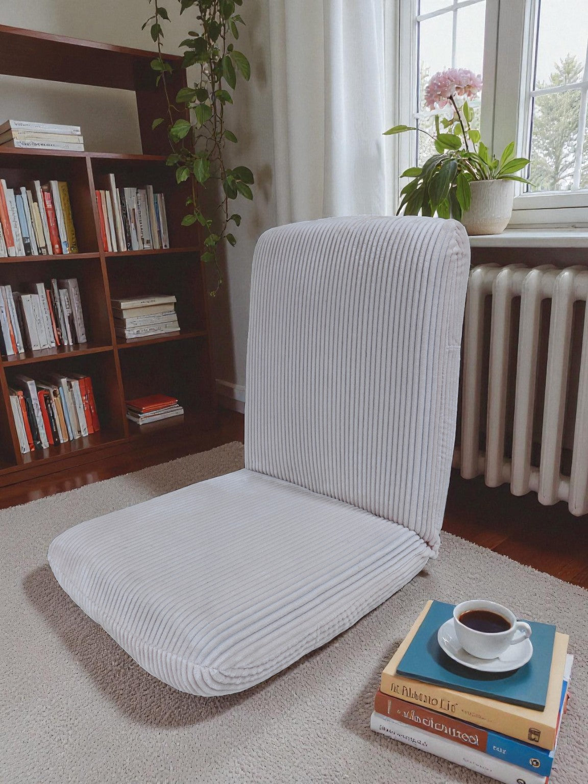 Coozly AutoFlex Ergonomic Adjustable Seat Striped Light Pink