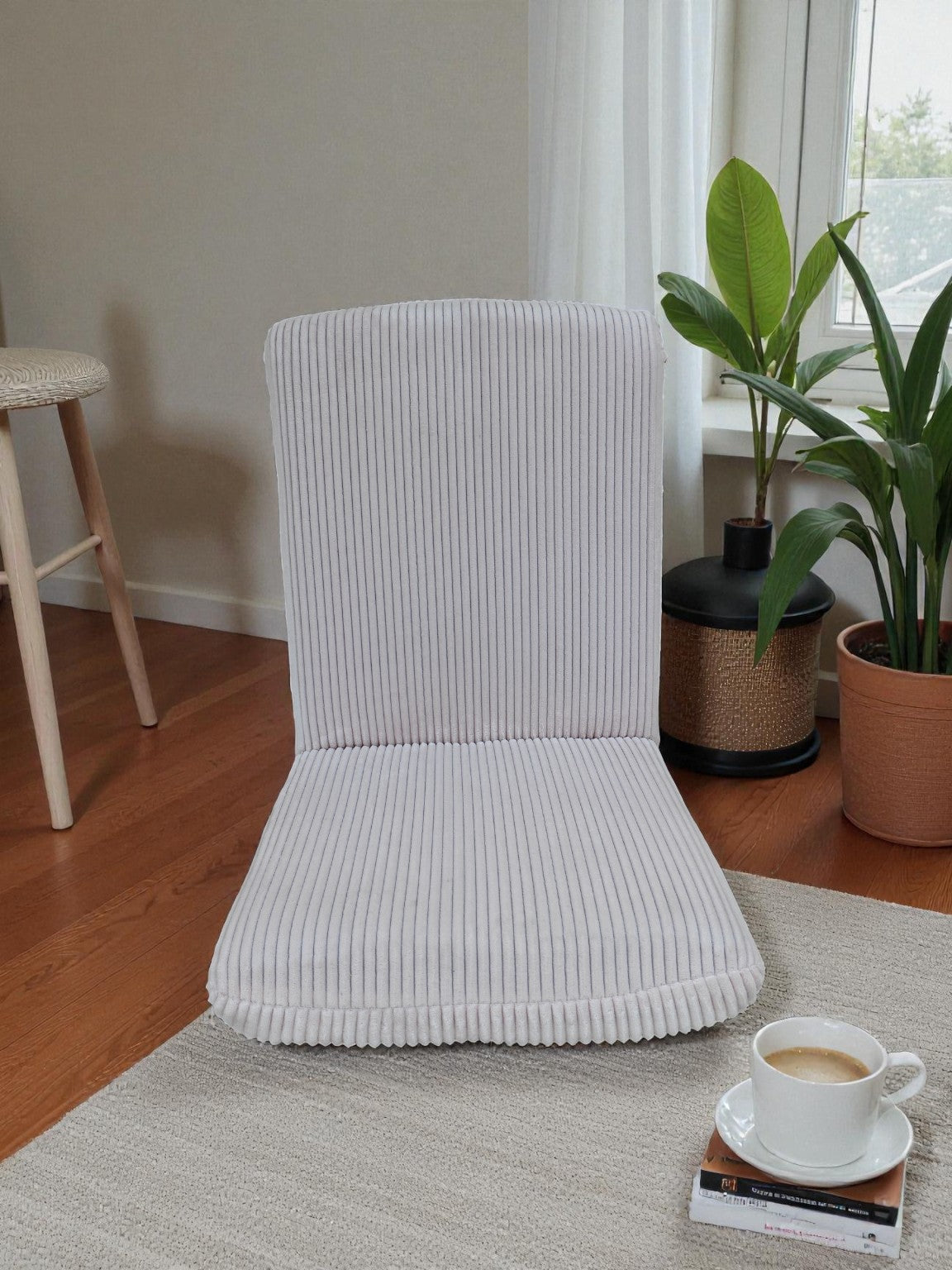 Coozly AutoFlex Ergonomic Adjustable Seat Striped Light Pink