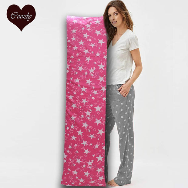 Pink Star - Coozly Lumbar Pillow