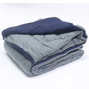 Grey Blue 100% Cotton Tshirt Duvet/Blanket - 60X90 inches