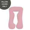Cover Only - Body Contour Pregnancy Pillow Cover - Light Pink