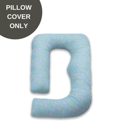 Cover Only -  G Shaped Pregnancy Pillow Cover - Tropika