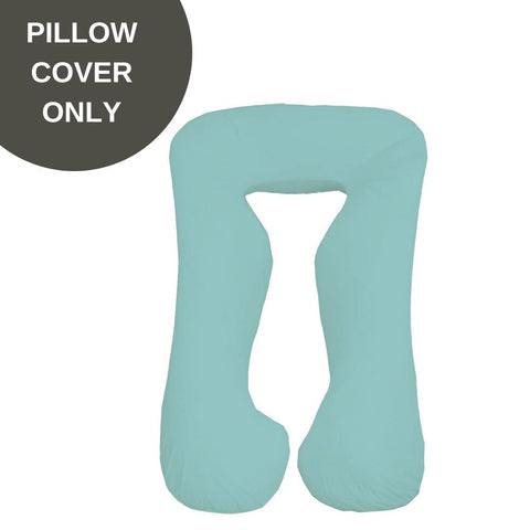 Cover Only - Body Contour Pregnancy Pillow Cover - Mint