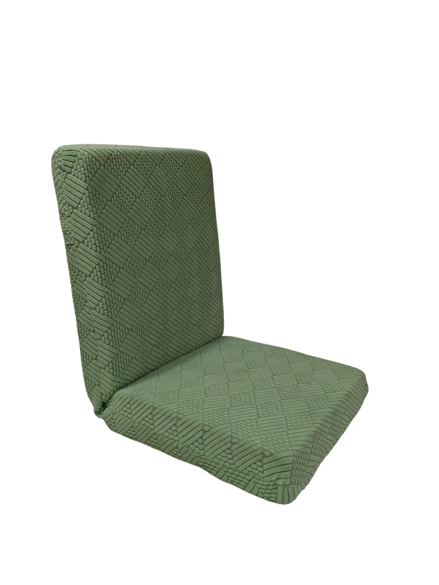 Coozly AutoFlex Ergonomic Adjustable Seat Stretch Jaqard Light Green