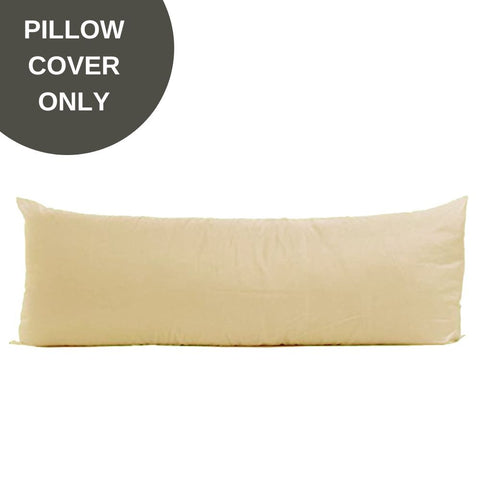 Cover Only - Lumbar Pregnancy Pillow Cover - Beige