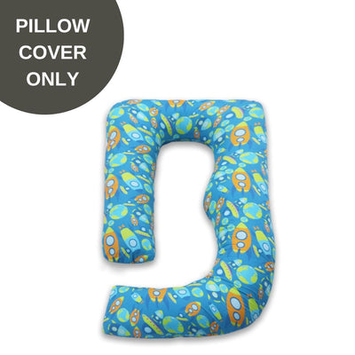 Cover Only -  G Shaped Pregnancy Pillow Cover - Tropika