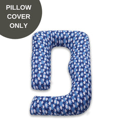 Cover Only -  G Shaped Pregnancy Pillow Cover - Tropika