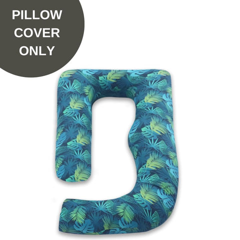 Cover Only -  G Shaped Pregnancy Pillow Cover - Tropika