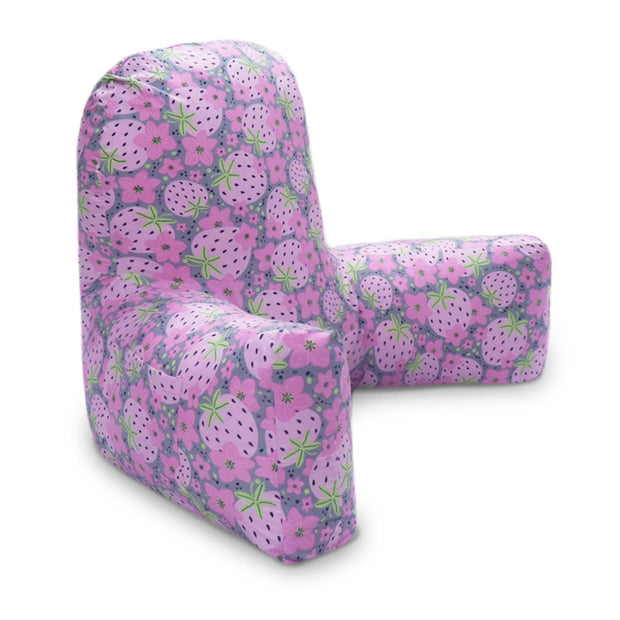 Backrest Pillow | Back Support Cushion | High Armrest - Very Berry