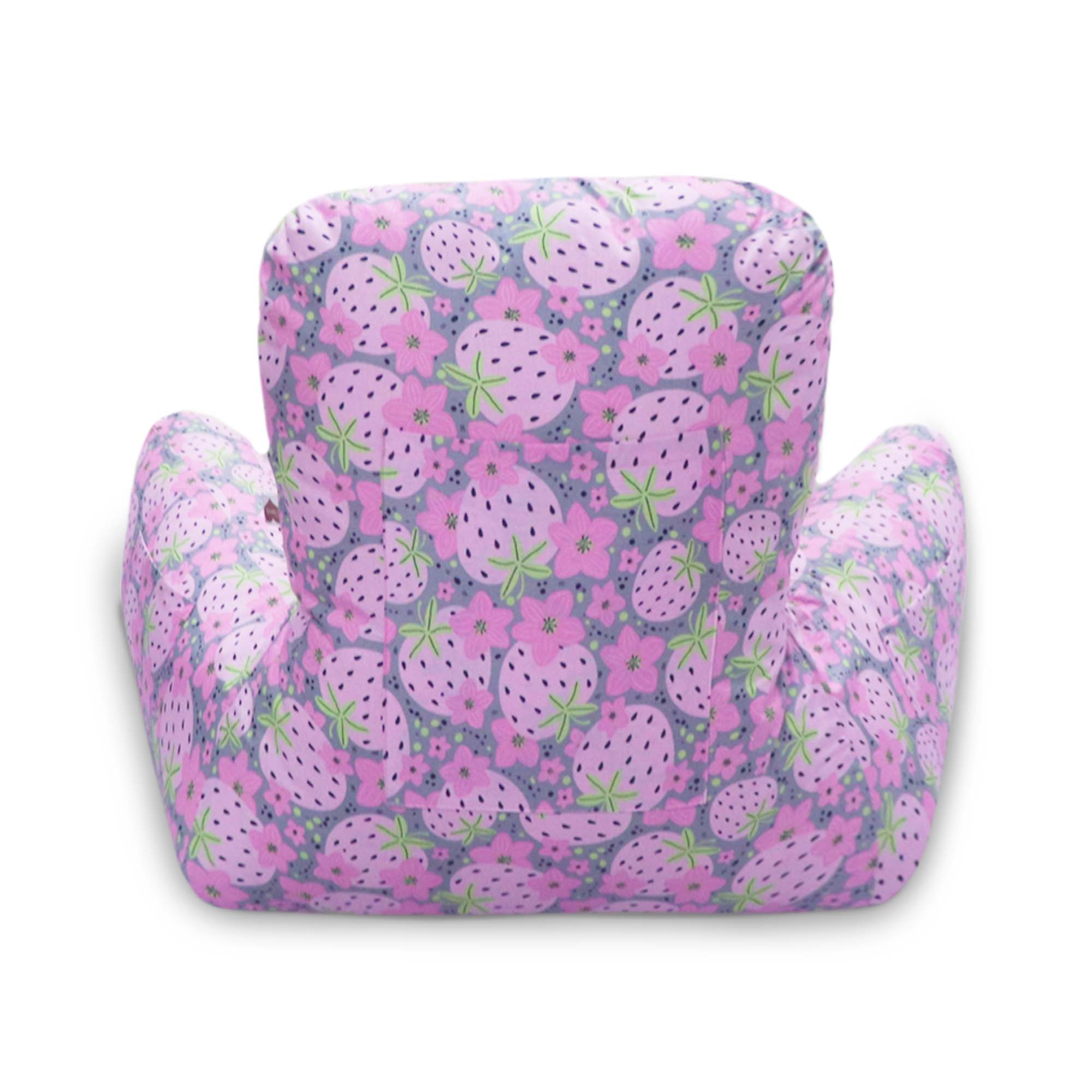 Backrest Pillow | Back Support Cushion | High Armrest - Very Berry