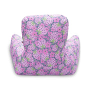 Backrest Pillow | Back Support Cushion | High Armrest - Very Berry