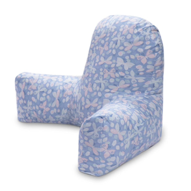 Backrest Pillow | Back Support Cushion | High Armrest - Grey Butterfly