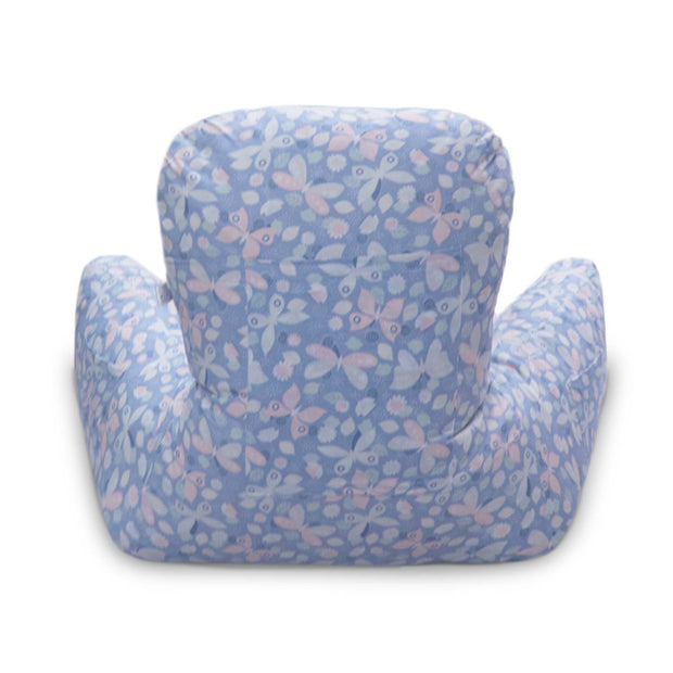 Backrest Pillow | Back Support Cushion | High Armrest - Grey Butterfly