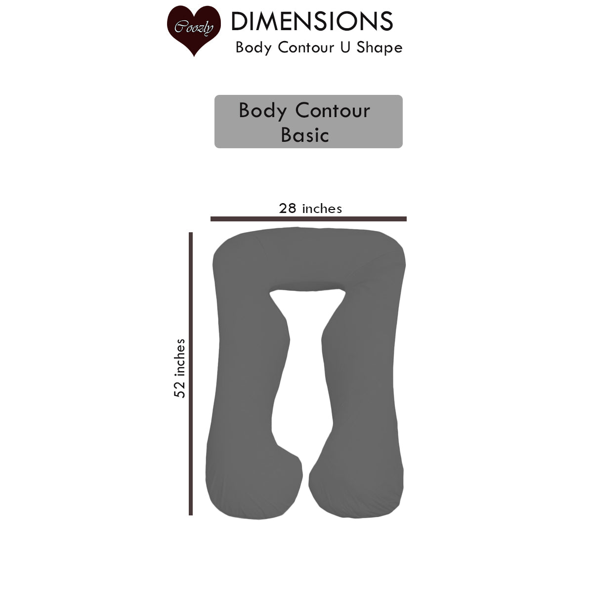 Cyan Green - Coozly Basic Body Contour Pregnancy Pillow