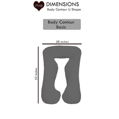 Sage Green - Coozly Basic Body Contour Pregnancy Pillow