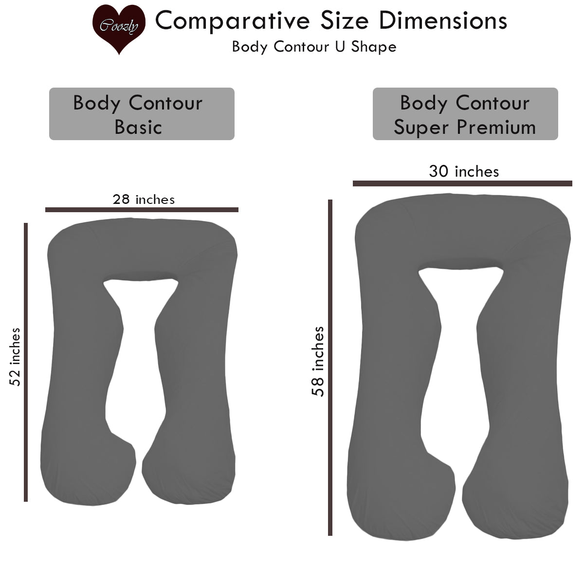 Fauna Super Premium Body Contour Pregnancy Body Pillow