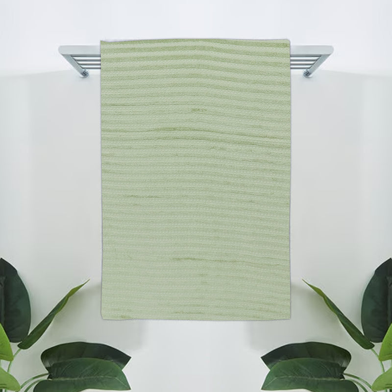 Duo Green- Dermbrandt Premium Bath Towels with Loofah