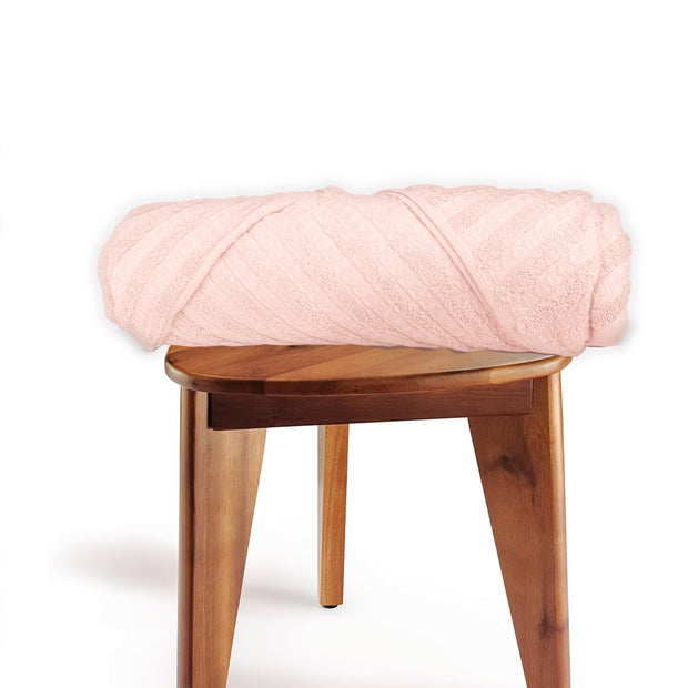 Duo Peach- Dermbrandt Premium Bath Towels with Loofah