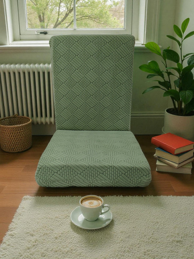 Coozly AutoFlex Ergonomic Adjustable Seat Stretch Jaqard Light Green