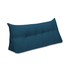 Blue HeadBoard Bed/Floor Cushion