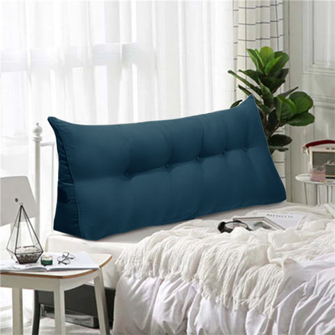 Navy HeadBoard Bed/Floor Cushion