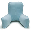 Backrest Pillow | Back Support Cushion | High Armrest - Blue Embossed