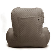 Backrest Pillow | Back Support Cushion | High Armrest -  Beige Embossed