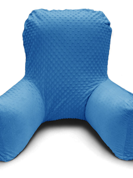 Backrest Pillow | Back Support Cushion | High Armrest -  Dod Blue Embossed