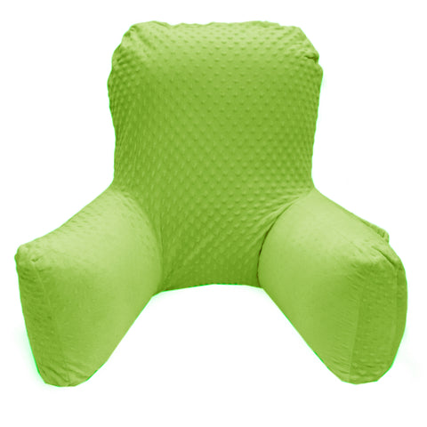 Backrest Pillow | Back Support Cushion | High Armrest - Neon Green Embossed