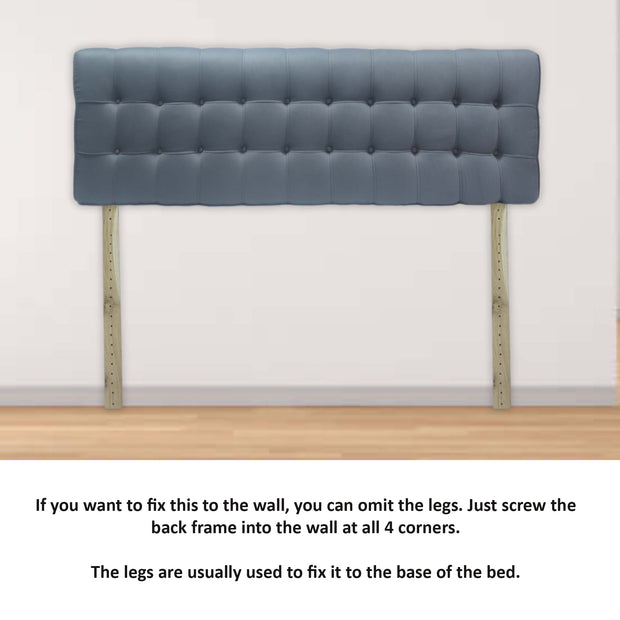 Outer Foam Dark Grey HeadBoard Bed Cushion