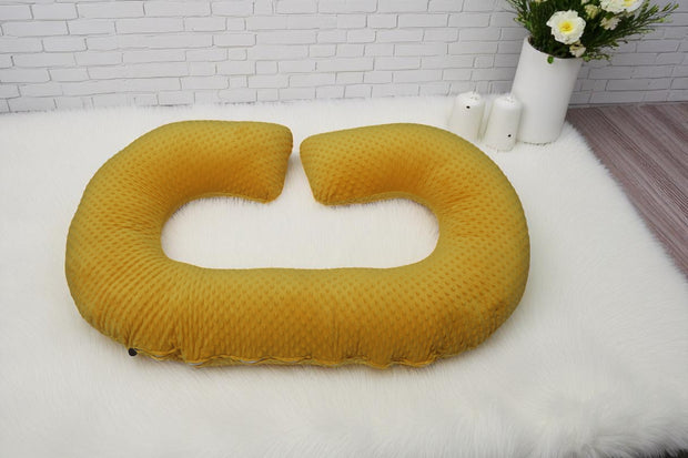 Mustard Obsidian -  C Super Premium Pregnancy Body Pillow | Obsidian Collection