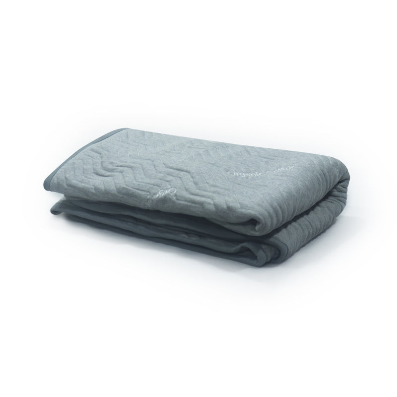 Grey AC 100% Cotton Outer Blanket - Jersey Jaquard