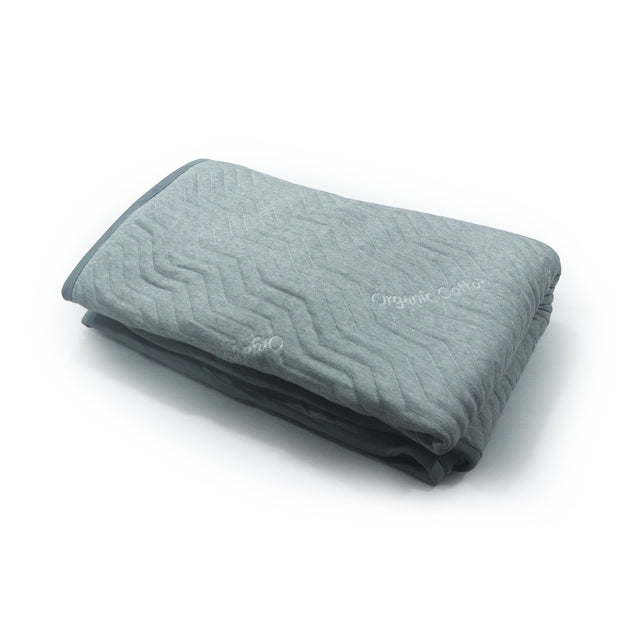 Grey AC 100% Cotton Outer Blanket - Jersey Jaquard