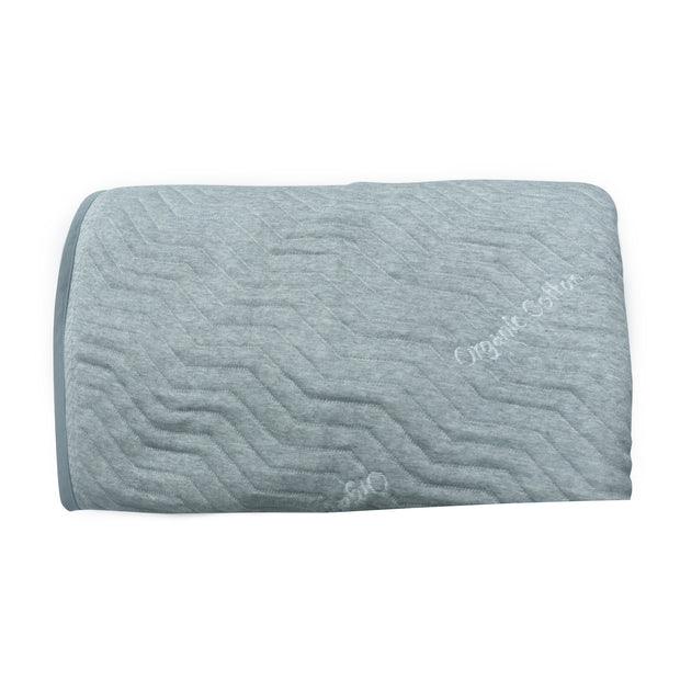 Grey AC 100% Cotton Outer Blanket - Jersey Jaquard