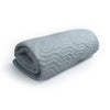 Grey AC 100% Cotton Outer Blanket - Jersey Jaquard
