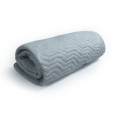 Grey AC 100% Cotton Outer Blanket - Jersey Jaquard