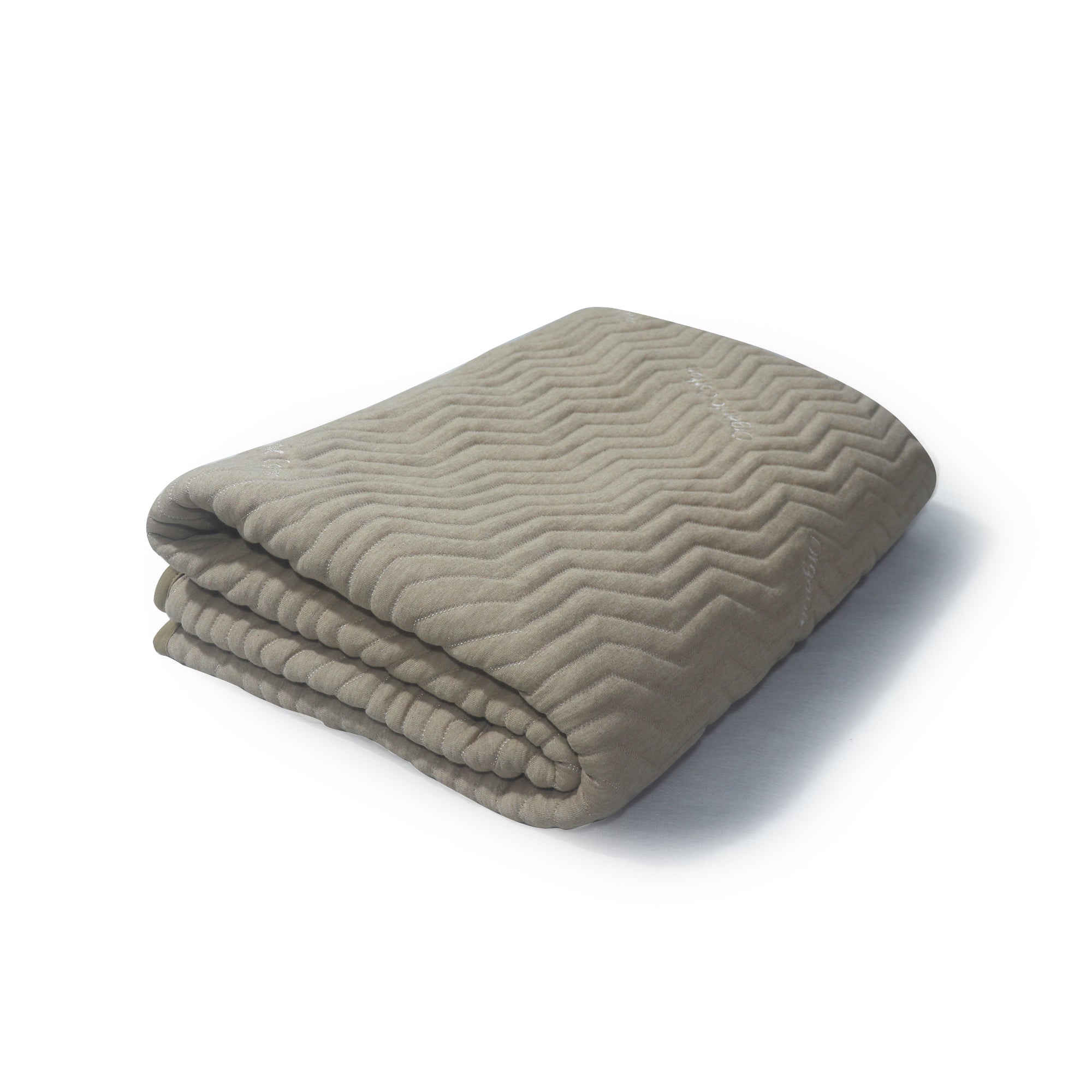 Beige AC 100% Cotton Outer Blanket - Jersey Jaquard