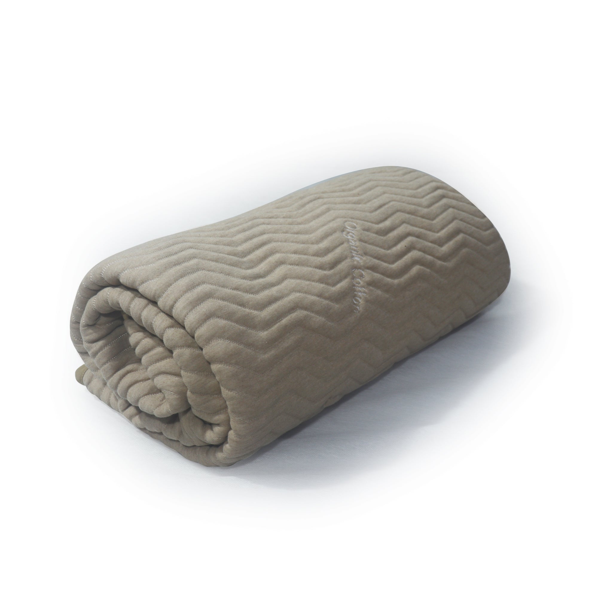 Beige AC 100% Cotton Outer Blanket - Jersey Jaquard