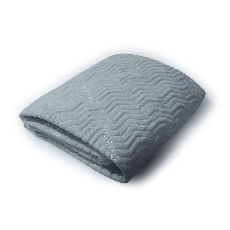 Grey AC 100% Cotton Outer Blanket - Jersey Jaquard