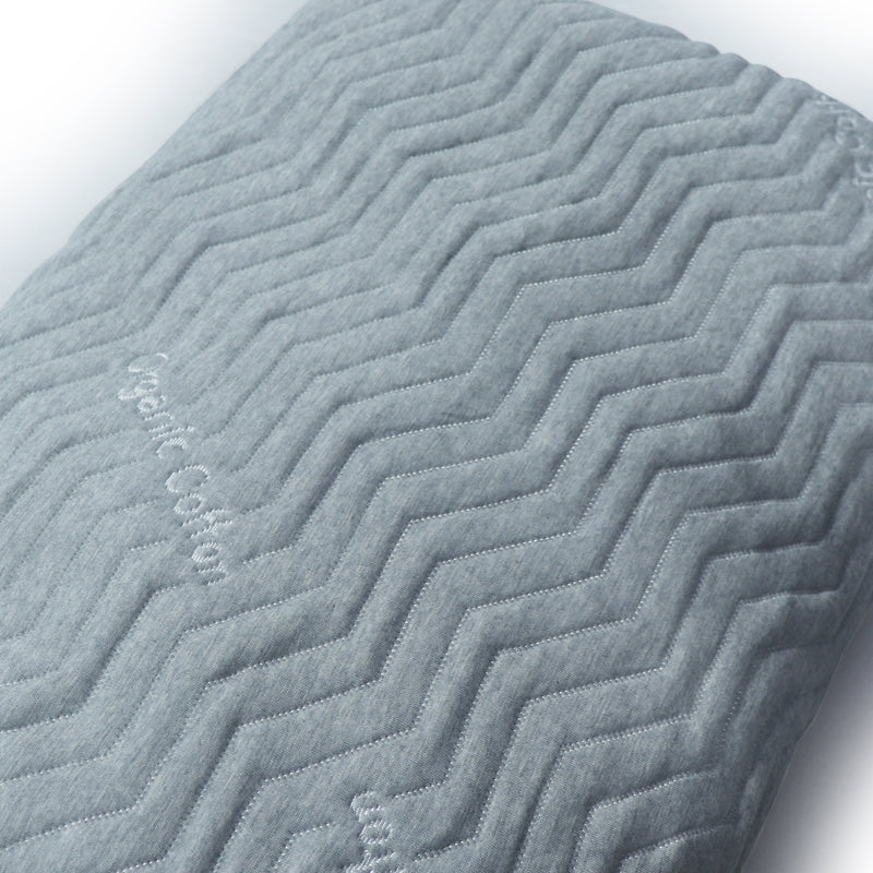 Grey AC 100% Cotton Outer Blanket - Jersey Jaquard