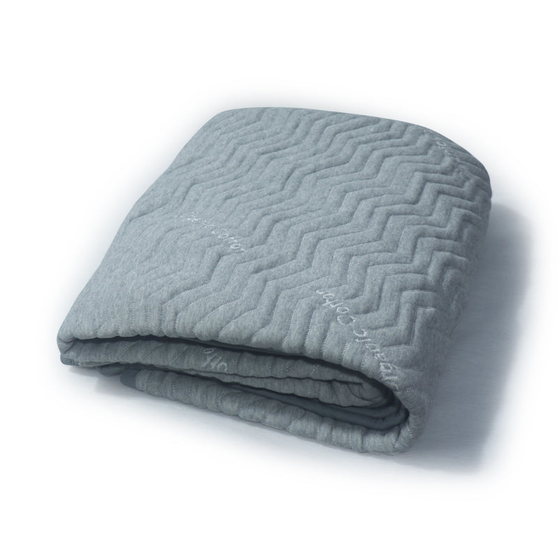 Grey AC 100% Cotton Outer Blanket - Jersey Jaquard