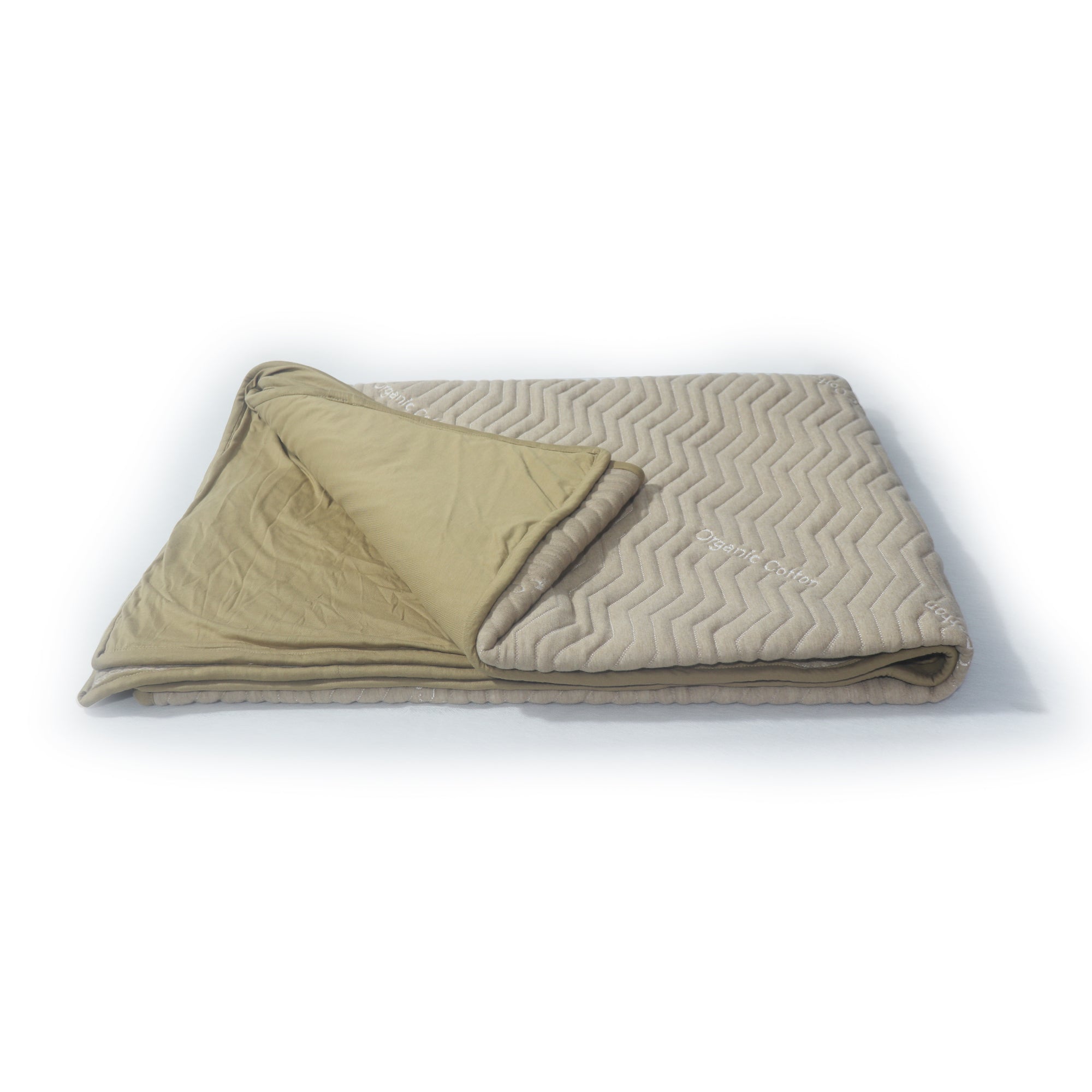 Beige AC 100% Cotton Outer Blanket - Jersey Jaquard