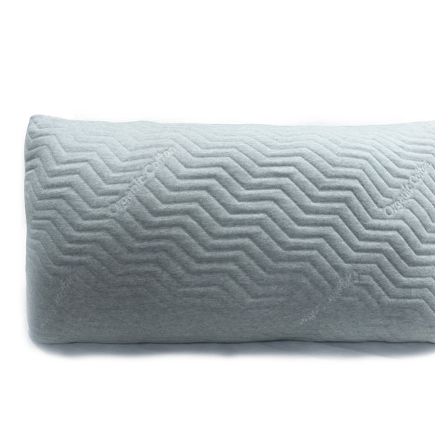 Coozly Weighted Pillow Grey- 20 X 36 inches | All season