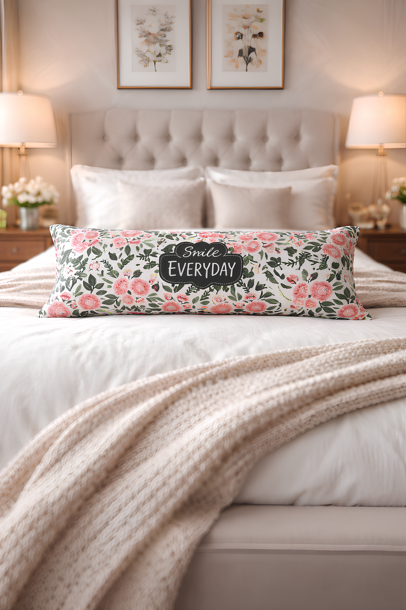 Smile Everyday - Coozly Lumbar Pillow