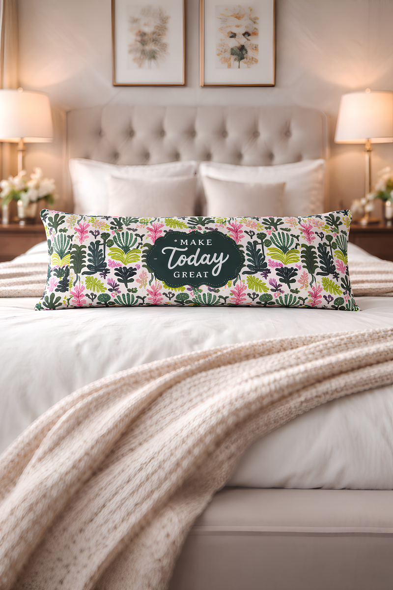 Make Today Great - Coozly Lumbar Pillow